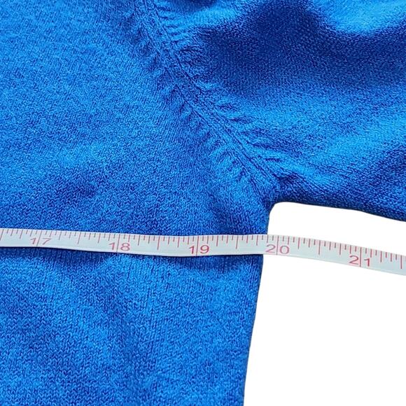 Vintage Maurada sweater blue embellished size M - Picture 7 of 8